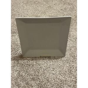 Vintage The CELLAR Whiteware Square Plate White Dinner 11.25"